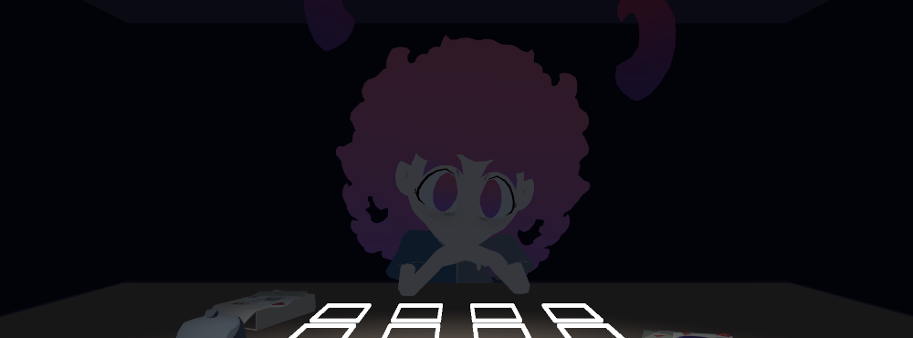 A screenshot of Alyx in a dark room taken from Limbo Lane.